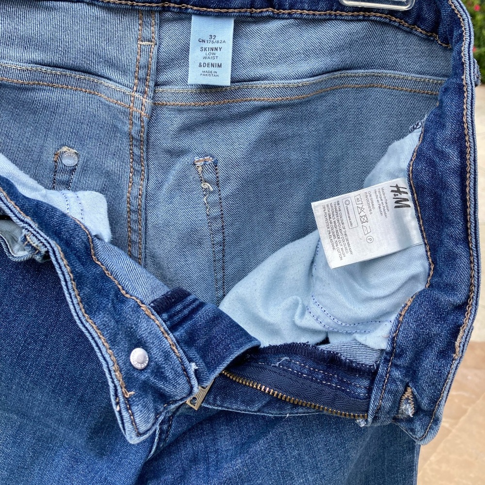 H&M Skinny Low Waist Denim Jeans - Picture 4 of 8